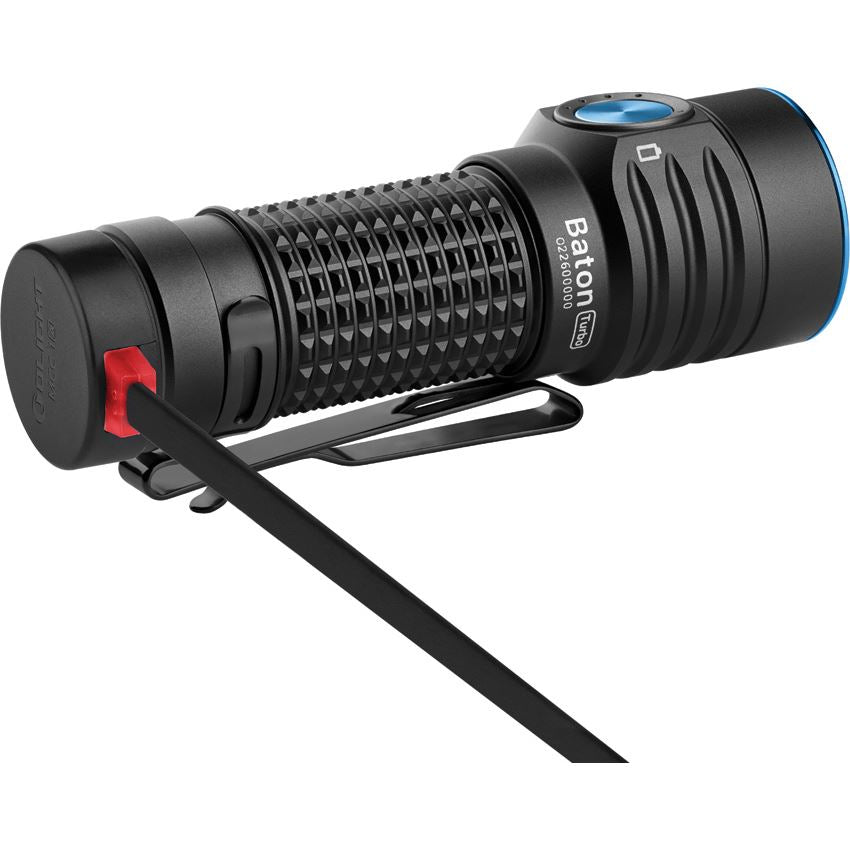 Olight BTNTURBOBKCW Baton Turbo Flashlight Blk CW