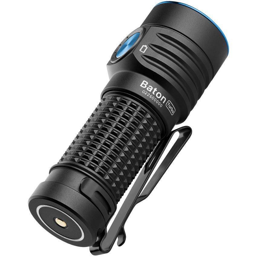 Olight BTNTURBOBKCW Baton Turbo Flashlight Blk CW