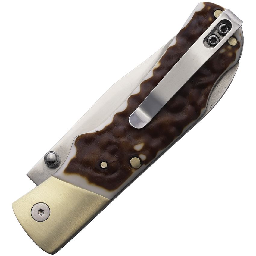 Schrade 1205106 Uncle Henry Lockback Knife Staglon Handles