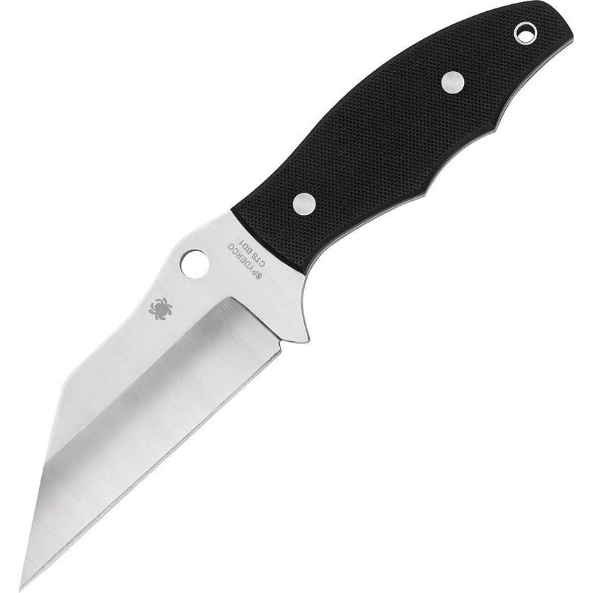 Spyderco Fb09gp2 Ronin 2 Fixed Satin Finish Blade Knife with Black G-10 Handles