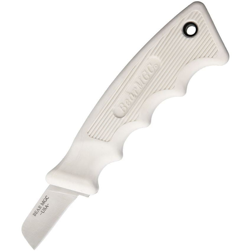 Bear & Son 466W14 Powergrip White Kraton Folding Pocket Knife