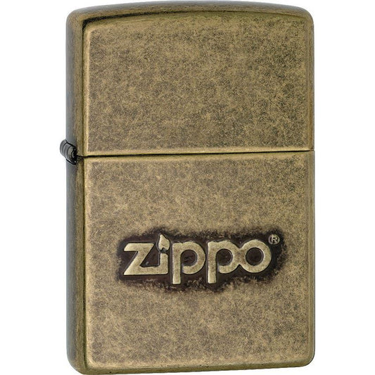 Zippo 28994 Zippo Stamp Lighter with Antique Brass