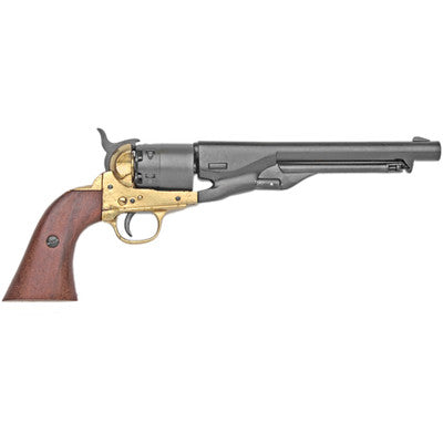 Civil War M1860 Brass Finish Pistol - Non-Firing Replica