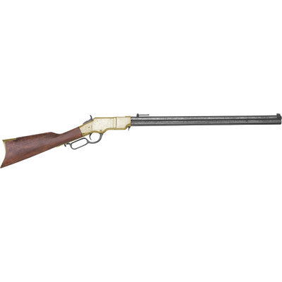 Old West Brass Finish Replica Repeating Rifle Non-Firing Gun