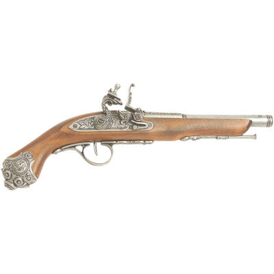 Colonial Replica 18TH Century Flintlock Pistol Non-Firing Gun