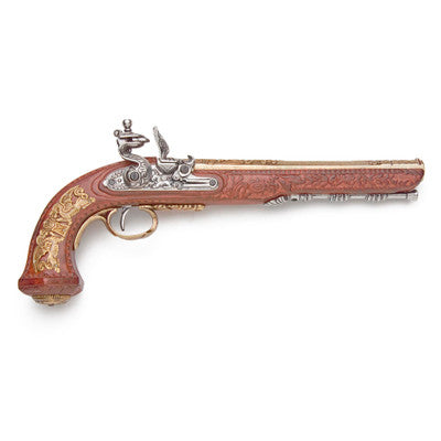 Colonial Replica Classic French Gold Dueling Pistol