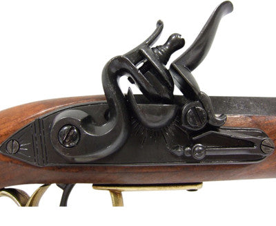 KENTUCKY FLINTLOCK PISTOL BRASS