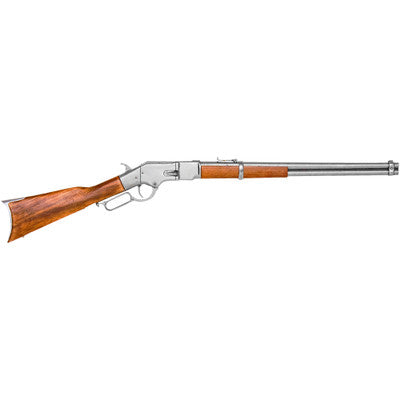 Old West Replica M1866 Gray Finish Lever Action Rifle Non-Firing Gun-22-1140G