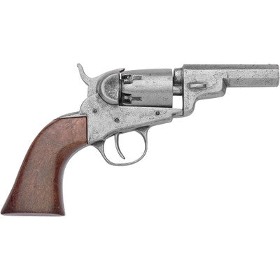 Old West Replica M1849 Grey Finish Pocket Revolver Non-Firing Gun-22-1259G