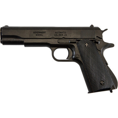 Replica M1911A1 Black Finish Black Composite Grips Government Automatic Pistol Non-Firing Gun-22-1316