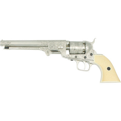 CA Classics M1851 Navy Revolver Nickel Finish-22-1503B