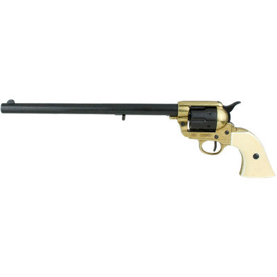 M1873 Single Action Buntline Special Revolver Non-Firing Gun - Black/Gold-22-5303