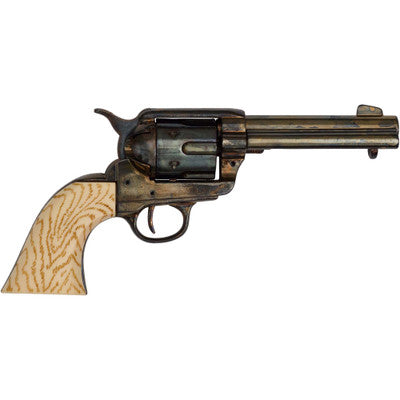 Old West Replica M1873 Antique Blued Finish Quick Draw Revolver Non-Firing Gun-22-8186