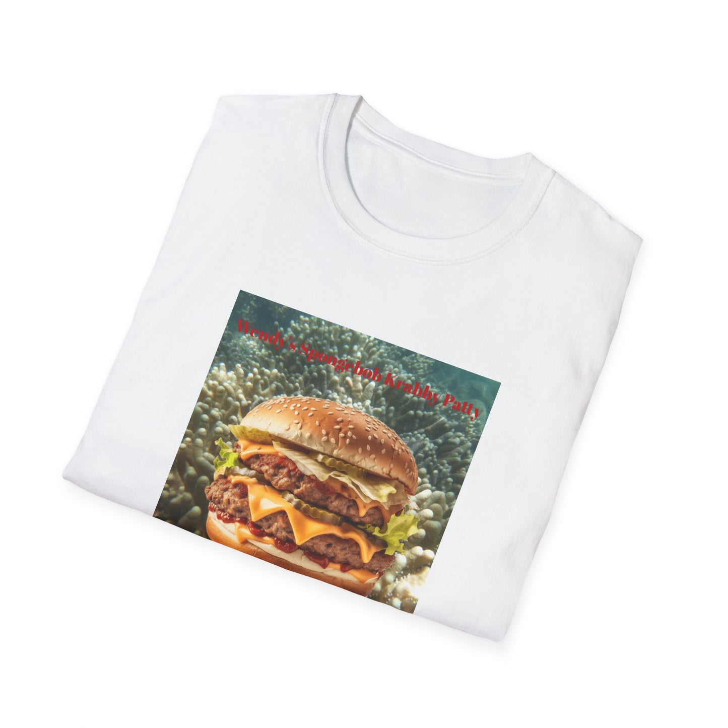 Wendy's Spongebob Krabby Patty Unisex Softstyle T-Shirt