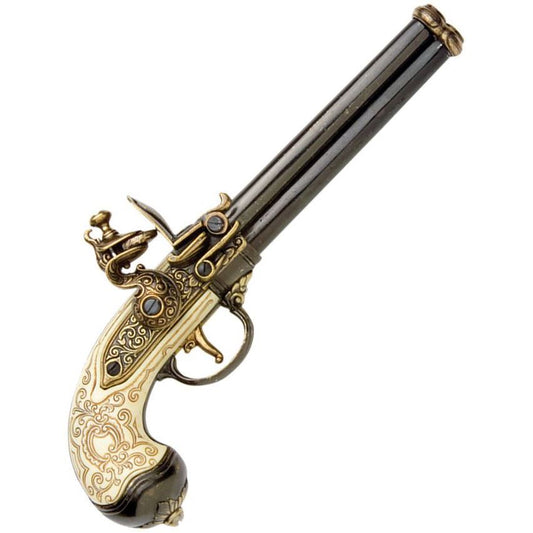 Denix Replicas 1016L Italian 3-Barrel Flintlock