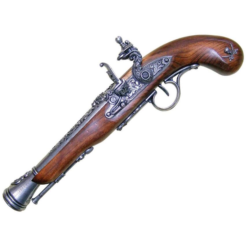 Denix Replicas 1126G Flintlock Pirate Pistol Left