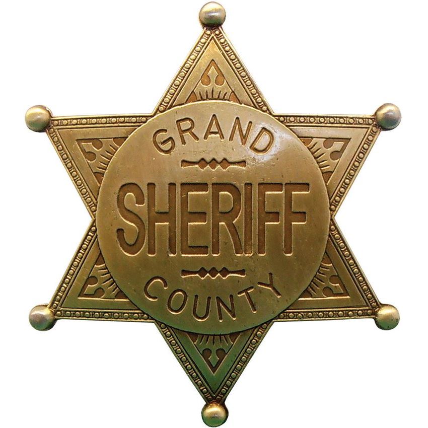 Denix Replicas 113L Grand County Sheriff Badge