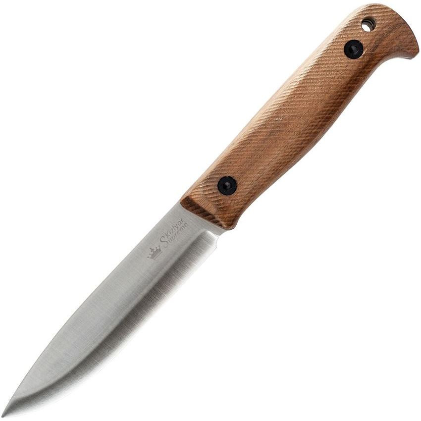 Kizlyar 0112 Forester Fixed Blade N690 Oak