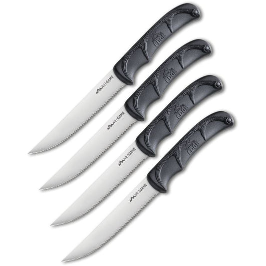 Outdoor Edge STB4C Wild Game Steak Knives Black