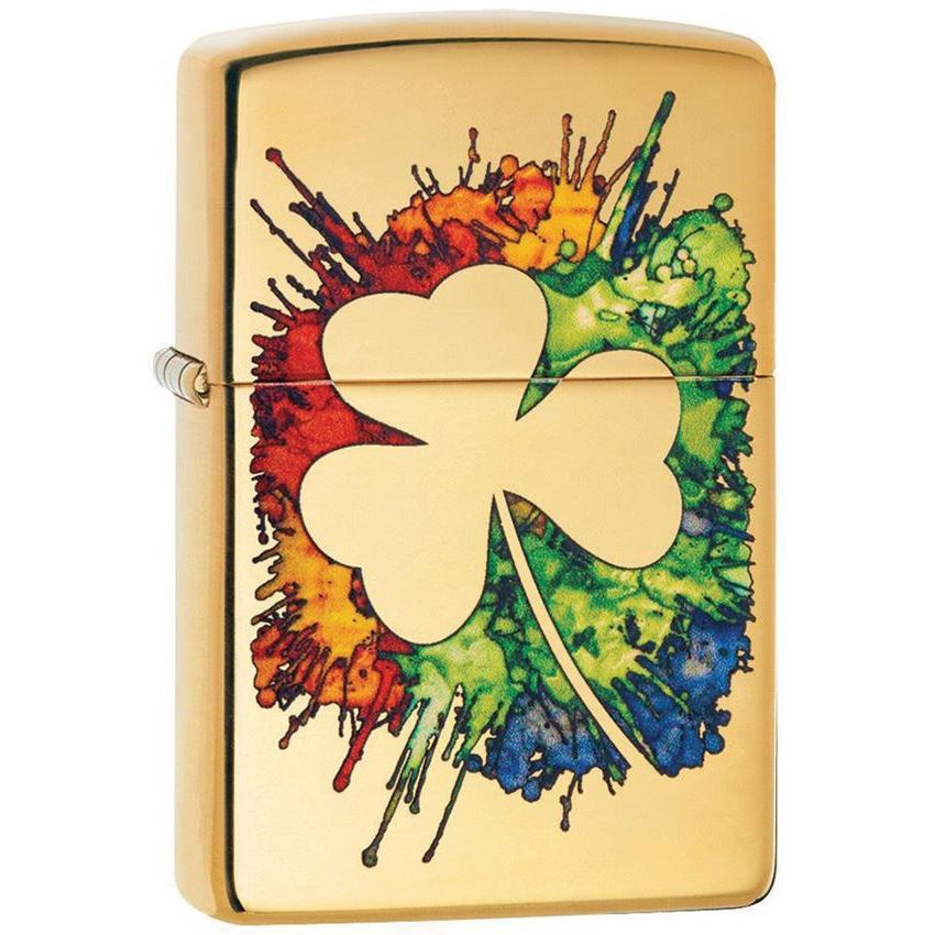 Zippo 14090 Graffiti Clover Lighter