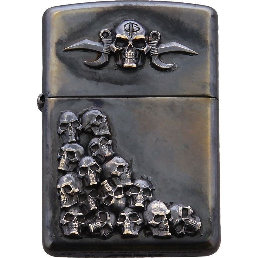 Bastinelli Creations 231S Skulls Zippo Lighter Single