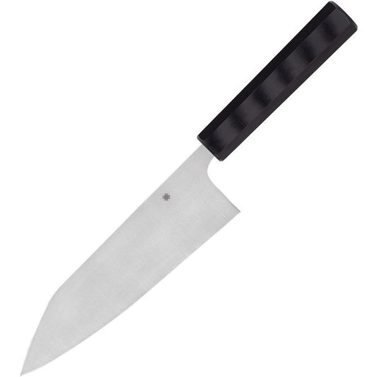 Spyderco K18GP Wakiita Bunka Santoku Knife Black Handles