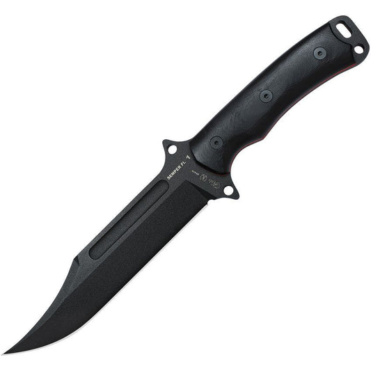 Nieto 143N Semper Fi 1 Fixed Blade Black