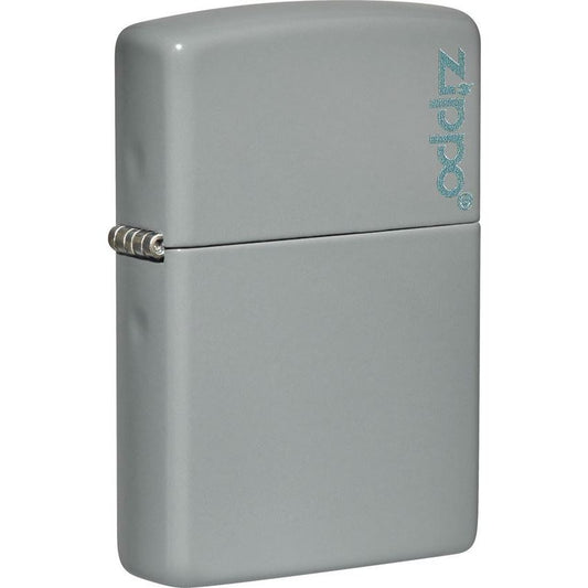 Zippo 19990 Classic Flat Gray Logo