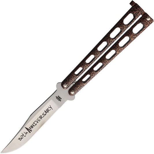 Bear & Son ANN114CV Anniversary Butterfly Satin Knife Copper Handles