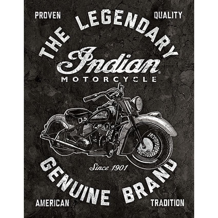 Tin Signs 2300 Legendary Indian Motorcycle