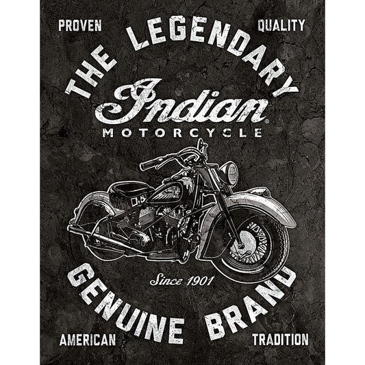 Tin Signs 2300 Legendary Indian Motorcycle