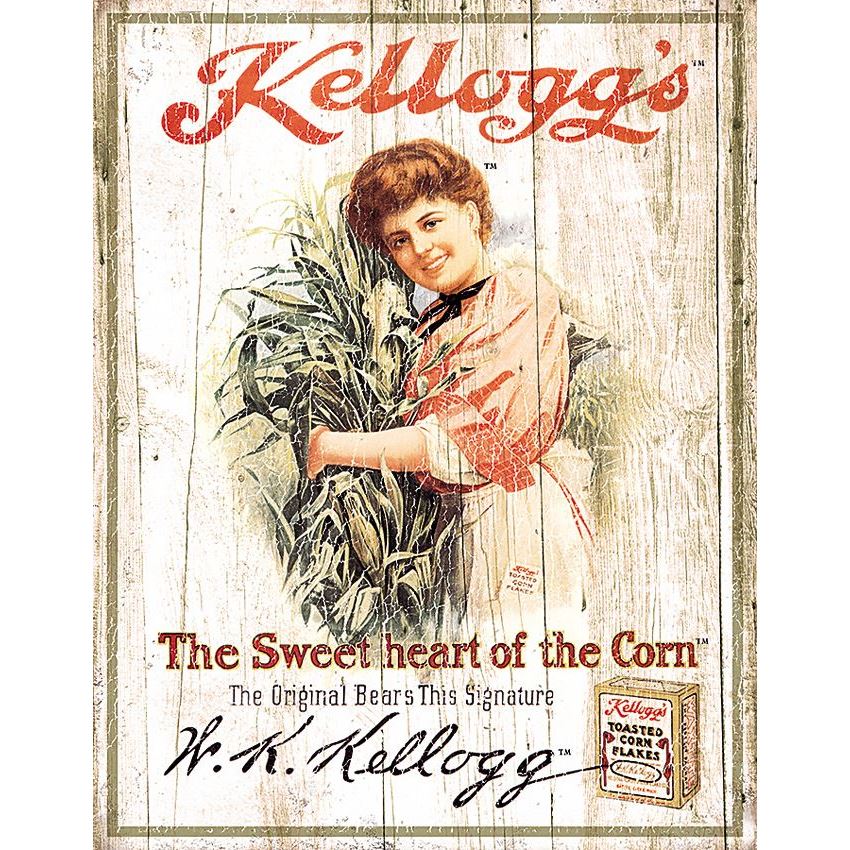 Tin Signs 2354 Kellogg's Sweetheart