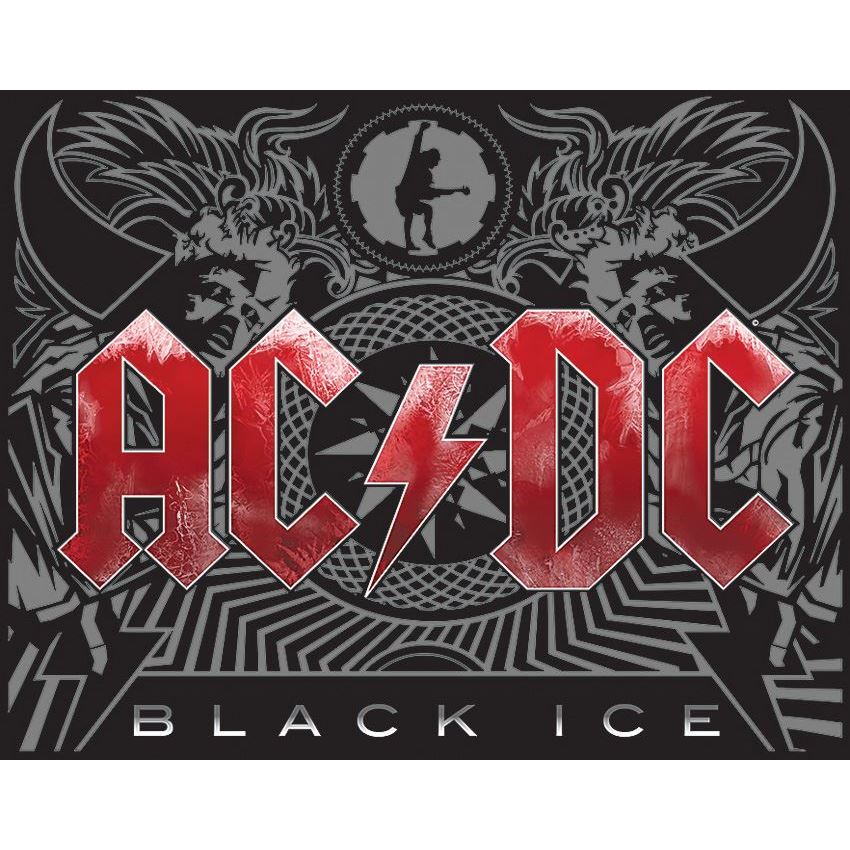 Tin Signs 2499 AC/DC Black Ice