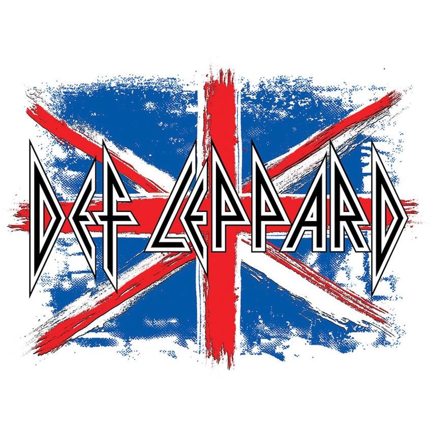 Tin Signs 2504 Def Leppard Union Jack