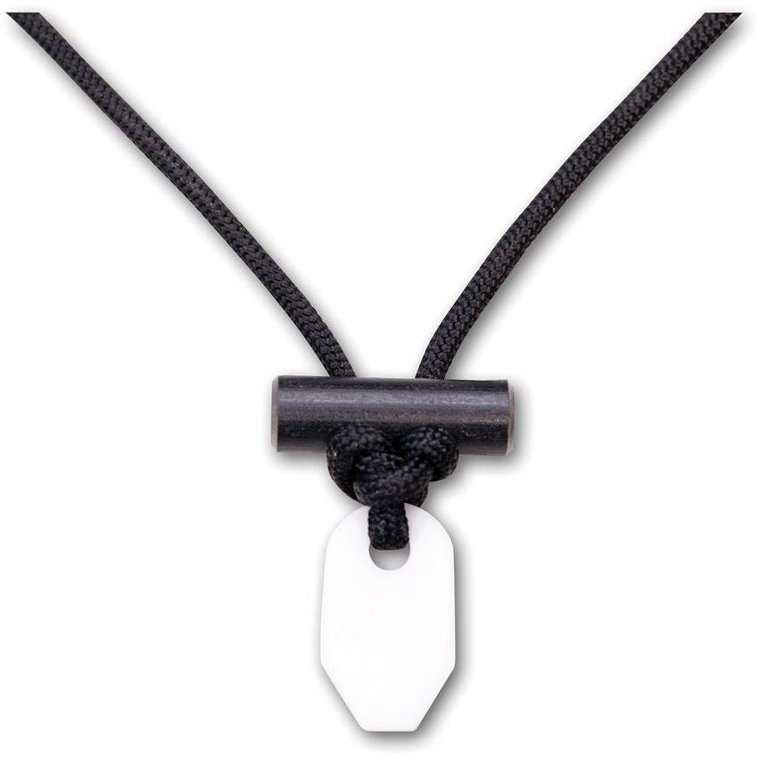 Wazoo Survival Gear 004W Firecraft Necklace White