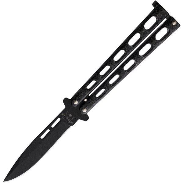 Bear & Son 115GX Butterfly Black Knife Galaxy Handles