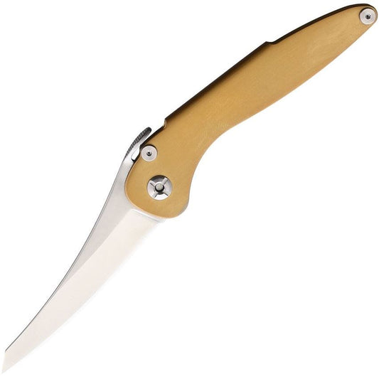 Brous  262 Minikami Folder LE Knife Copper Handles