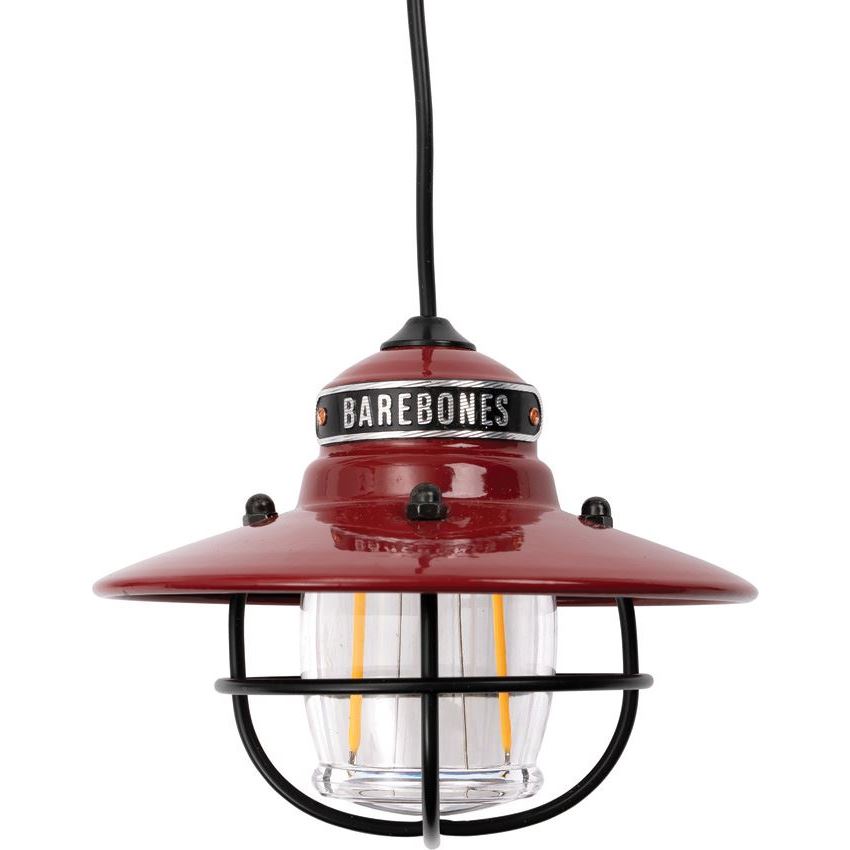 Barebones Living 266 Edison Pendant Light Red