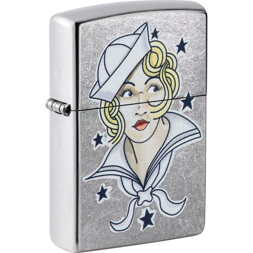 Zippo 71872 Sailor Girl Tattoo Lighter