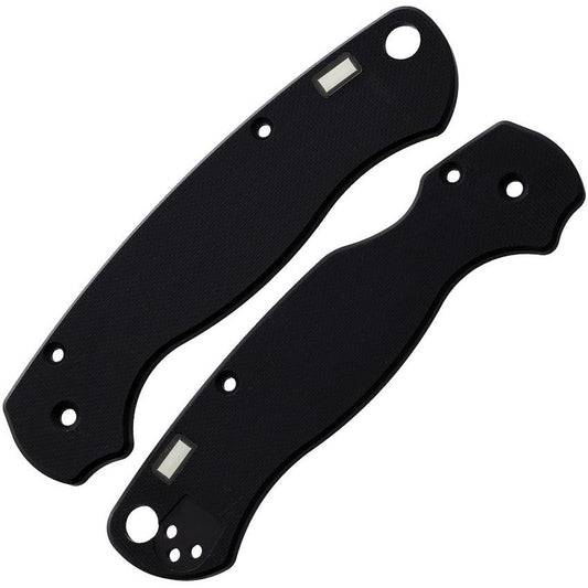 Glow Rhino KSP2ZG Spyderco Para2 Scales Black