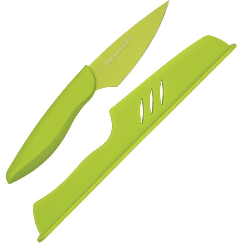 Kai 5068 Paring Green Knife Green Handles