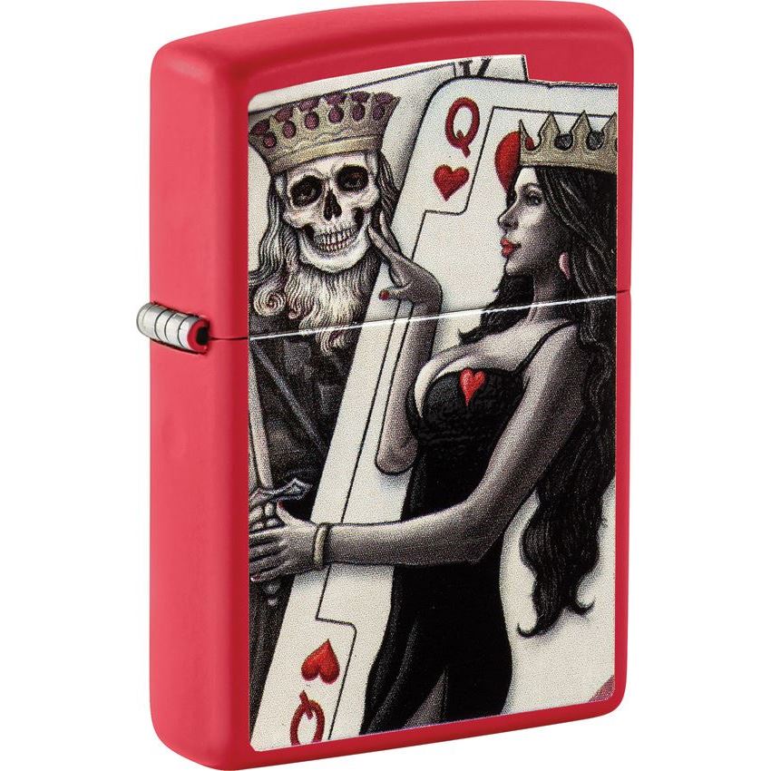 Zippo 53301 Skull King Queen Design