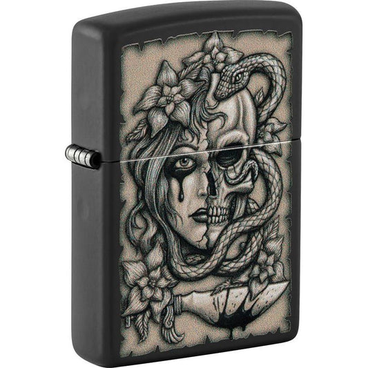 Zippo 53239 Gory Tattoo Design Lighter