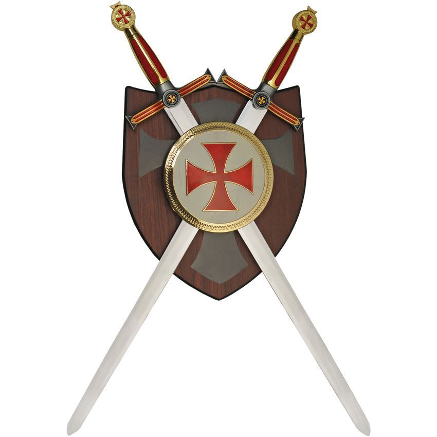 Rite Edge 926997 Templar Double Sword Plaque