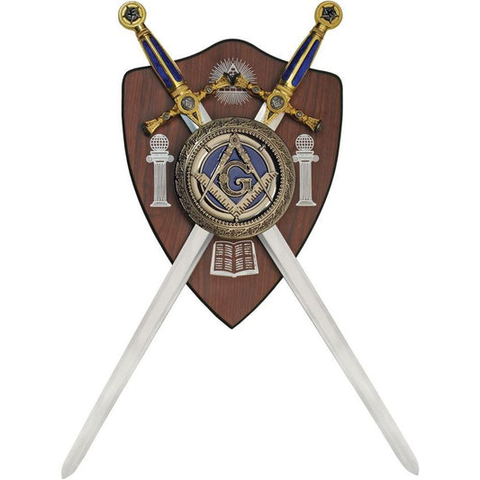 Rite Edge 926996 Mason Double Sword Plaque