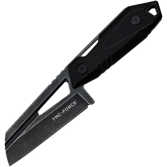 Tac Force FIX021BK Tac Force Black Fixed Blade Knife Black Handles