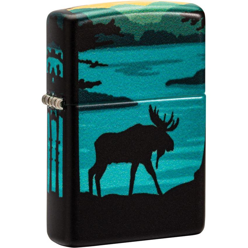 Zippo 70149 Moose Landscape Lighter