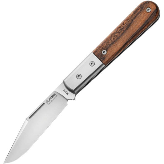 LionSTEEL CK0112ST Barlow Knife Shuffler Santos Wood Handles