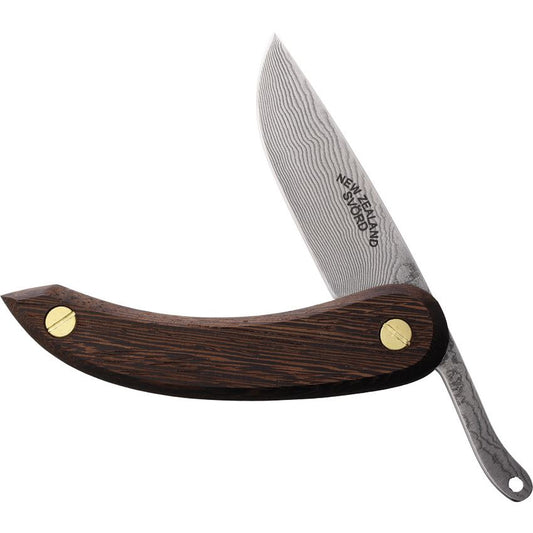 Svord PKDAMAX Damascus Peanut Knife Wood Handles