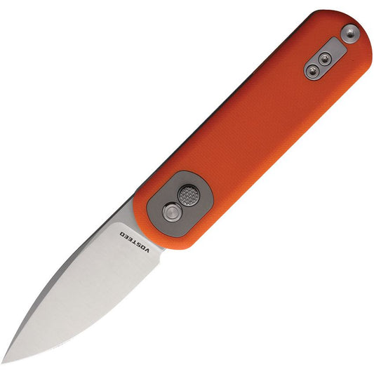 Vosteed A0719 Corgi Pup Trek Lock Knife Orange Handles